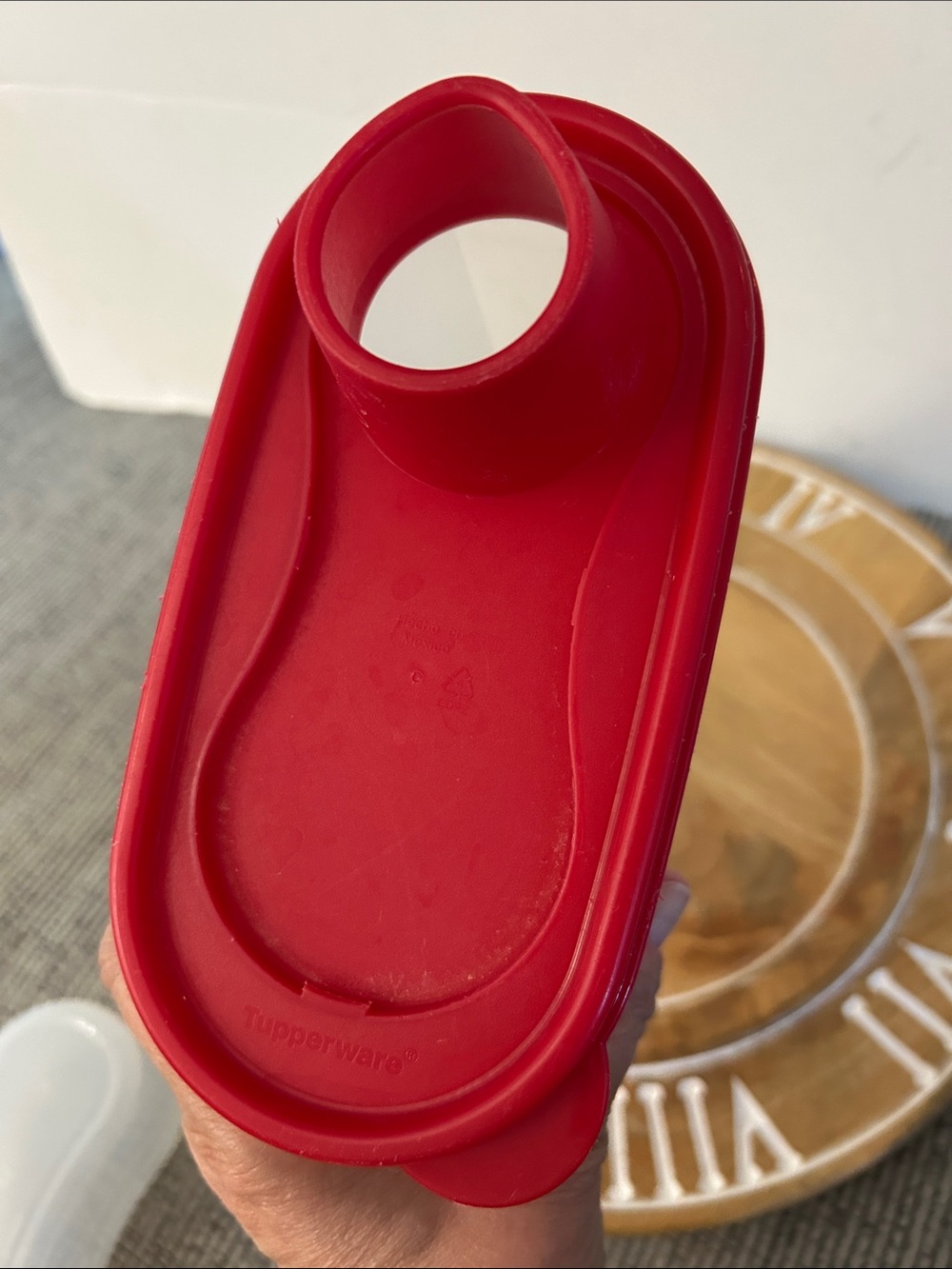 Tupperware modular mates with pour spout red lid container number 4 - Picture 5 of 9